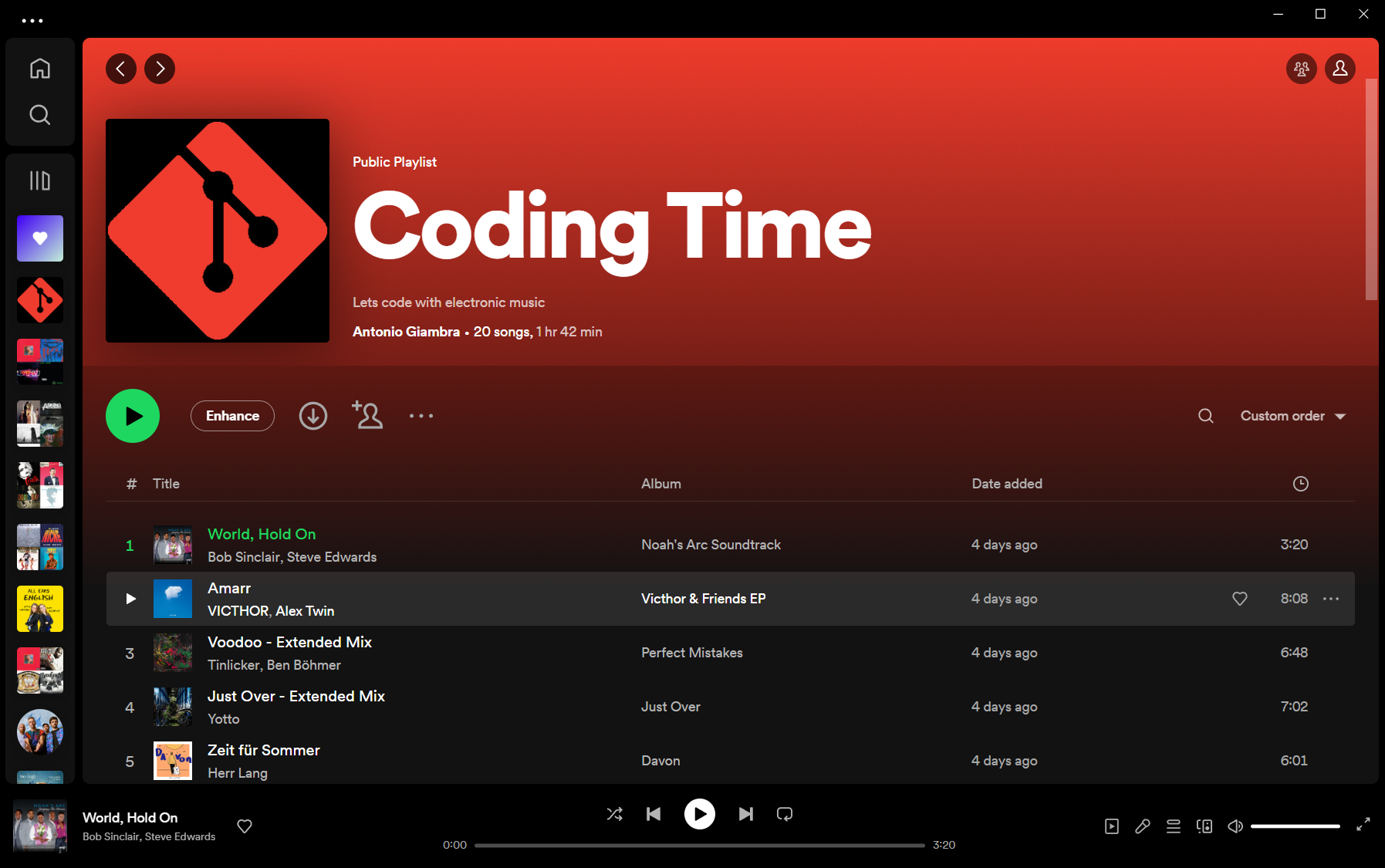 Mi Spotify List